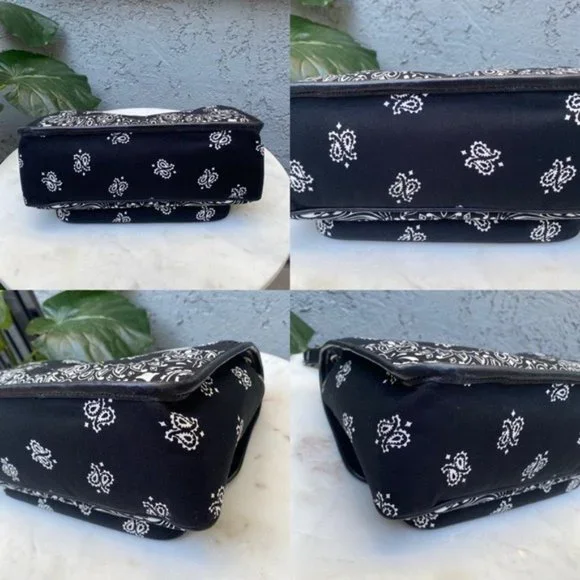 SOLD Saint Laurent YSL Medium Niki Chevron Quilted Bandana Bag - Picture 12 of 16